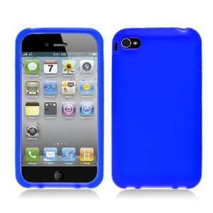  Apple iPhone 5 Blue Silicone Case Skin Cover Protector 5 5G 