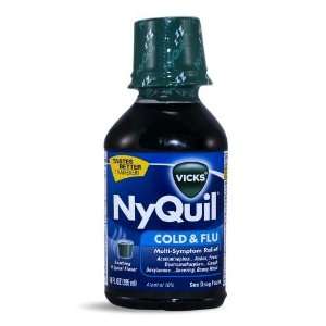 Vicks Nyquil Multi Symptom Cold And Flu Relief Liquid Original 10 oz.