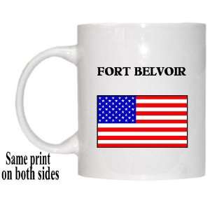  US Flag   Fort Belvoir, Virginia (VA) Mug 
