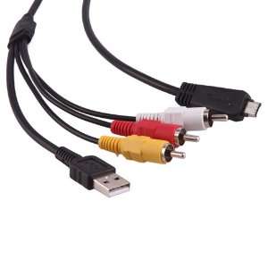  HDE® USB AV Cable with AEM Sony MD2 Connector Camera 