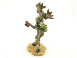 Moose teacher figurine. This is a Jeff Flemming creation and is very 