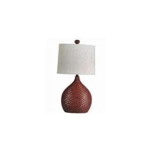  Harris Marcus   H75839P1 NEWMAN TABLE LAMP RED