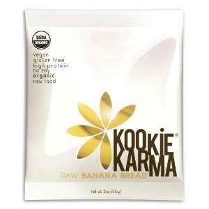 Kookie Karma Raw Banana Bread   2.0 oz   12 count box  