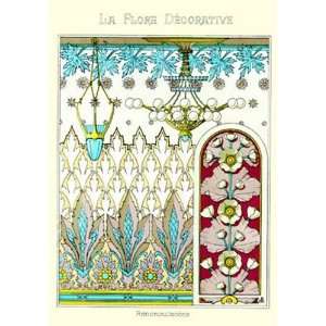  Flore Decorative Renonculac Poster Print