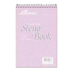  Ampad® Pastel Steno Book, Gregg Rule, 6 x 9, Orchid, 80 
