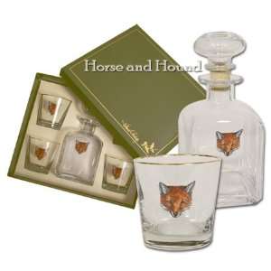  Fox Mask Decanter Gift Set