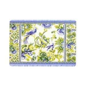    Set of 4 Indonesian Blue Placemats HUL 02969