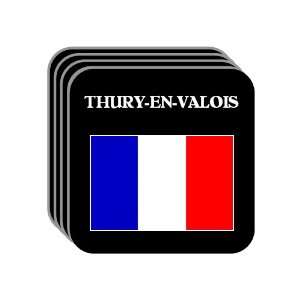  France   THURY EN VALOIS Set of 4 Mini Mousepad Coasters 