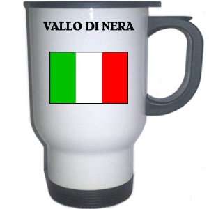  Italy (Italia)   VALLO DI NERA White Stainless Steel Mug 