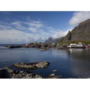 of a I Lofoten Village, Moskenesoy Island, Lofoten Archipelago, Norway 