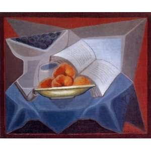     Juan Gris   24 x 20 inches   Fruit and Book (1925)