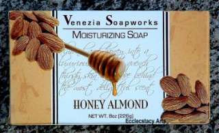 Honey Almond Moisturizing Soap Bar Venezia Soapworks  
