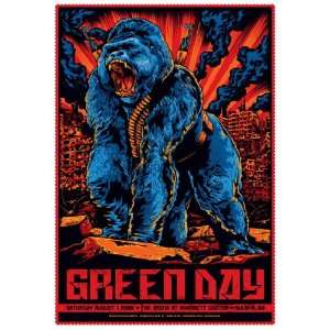  Green Day Concert Poster by Ken Taylor 