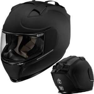  Icon Domain 2 Solid Full Face Helmet Large  Black 