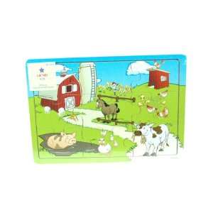  Farm Animals Wooden Puzzle by Gund Toys & Games