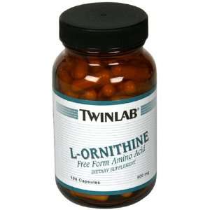  Twinlab L Ornithine 500mg, 100 Capsules Health & Personal 