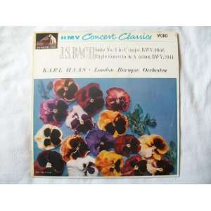  XLP 20057 Bach Suite 1/Triple Concerto LBO Hass LP Karl 