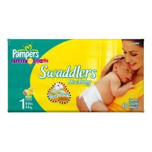Pampers Swaddlers Sensitive Diapers Economy Pack Plus Size 1, 128 