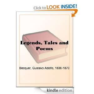 Legends, Tales and Poems Gustavo Adolfo Becquer  Kindle 