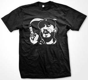 Fidel Castro  Funny Cuba Hat Cigar Commie Mens T Shirt  