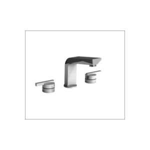Aqua Brass Hey Joe 5 1/4 Widespread Lavatory Faucet w/ Lever Handles 