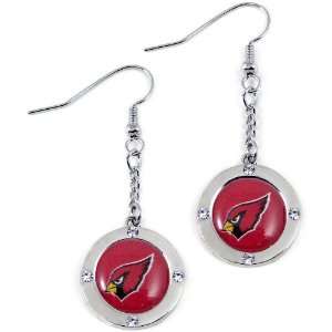  NFL Arizona Cardinals Crystal Dangle Earrings Sports 
