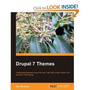  Drupal 7 Themes [Paperback] Ric Shreves Books