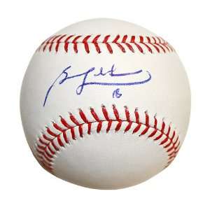  Tampa Bay Rays Ben Zobrist Autographed Baseball Sports 
