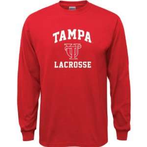  Tampa Spartans Red Youth Lacrosse Arch Long Sleeve T Shirt 