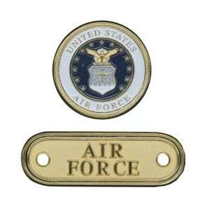   Military Metal Art Medal 2 Piece Set Air Force K559431; 3 Items/Order