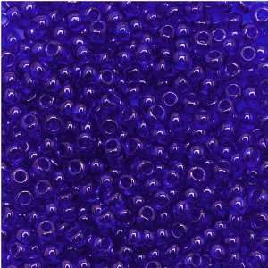  Toho Round Seed Beads 11/0 #8 Transparent Cobalt 8 Gram 
