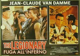 THE LEGIONARY   JEAN CLAUDE VAN DAMME   FOREIGN LEGION   Rare 