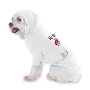   Princess Hooded T Shirt for Dog or Cat LARGE   WHITE