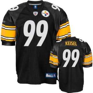  Brett Keisel Jersey Reebok Authentic Black #99 Pittsburgh 