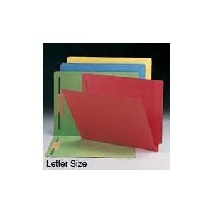  Colored Fastener Folders, Shelf Master Two Ply End Tab 