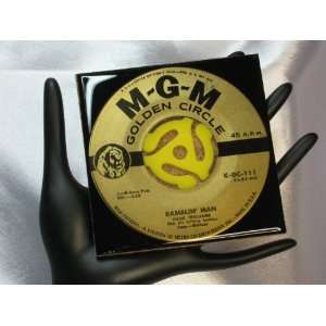  Hank Williams 45 rpm Record Drink Coaster   Ramblin Man 