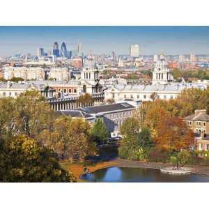 , Greenwich, National Maritime Musuem, the City in Distance, England 