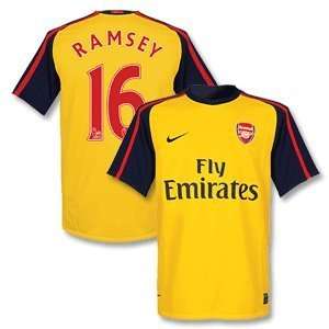 08 09 Arsenal Away Jersey + Ramsey 16