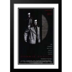  Donnie Brasco 32x45 Framed and Double Matted Movie Poster 
