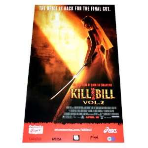  Kill Bill Vol. 2 Poster Mini One Sheet Promo Everything 