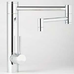 Hunley 12 Articulated Kitchen Faucet with Built In Diverter and Lever 