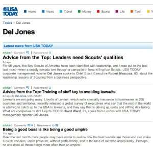   Del Jones   NewsBios Bio Profile 10 28 08 (USA Today) 