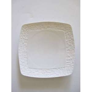   ArtTM  Classical White 11 Inch Square Ceramic Plate