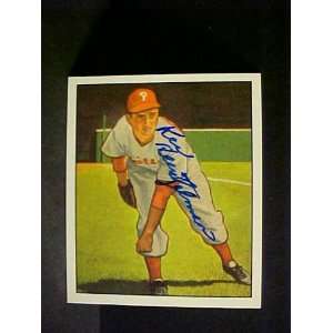 Ken Heintzelman Philadelphia Phillies #85 1950 Bowman Reprint Signed 