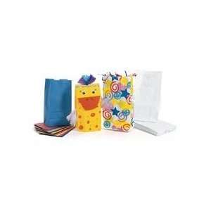  White Paper Craft Bags   Set of 100 Arts, Crafts & Sewing