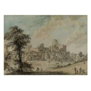  Pembroke Castle from the North East Premium Giclee Poster 