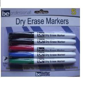  Dry Erase Markers Bullet Tip