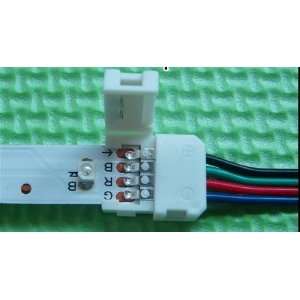  LED Strip Light Connector 4 Conductor 10 to 12 mm Strip to 