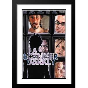  A Scanner Darkly 20x26 Framed and Double Matted Movie 