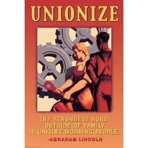  Unionize 12x18 Giclee on canvas